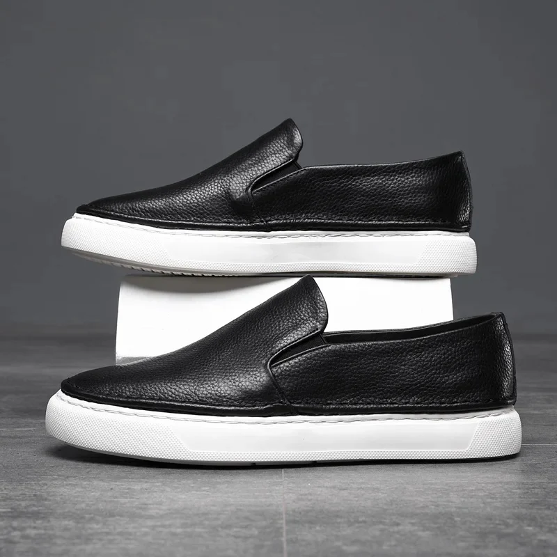 Elegant Leather Slip-On Shoes