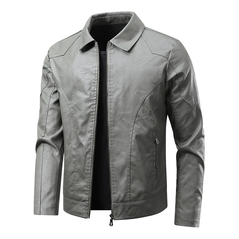 Elegant Leather Biker Jacket