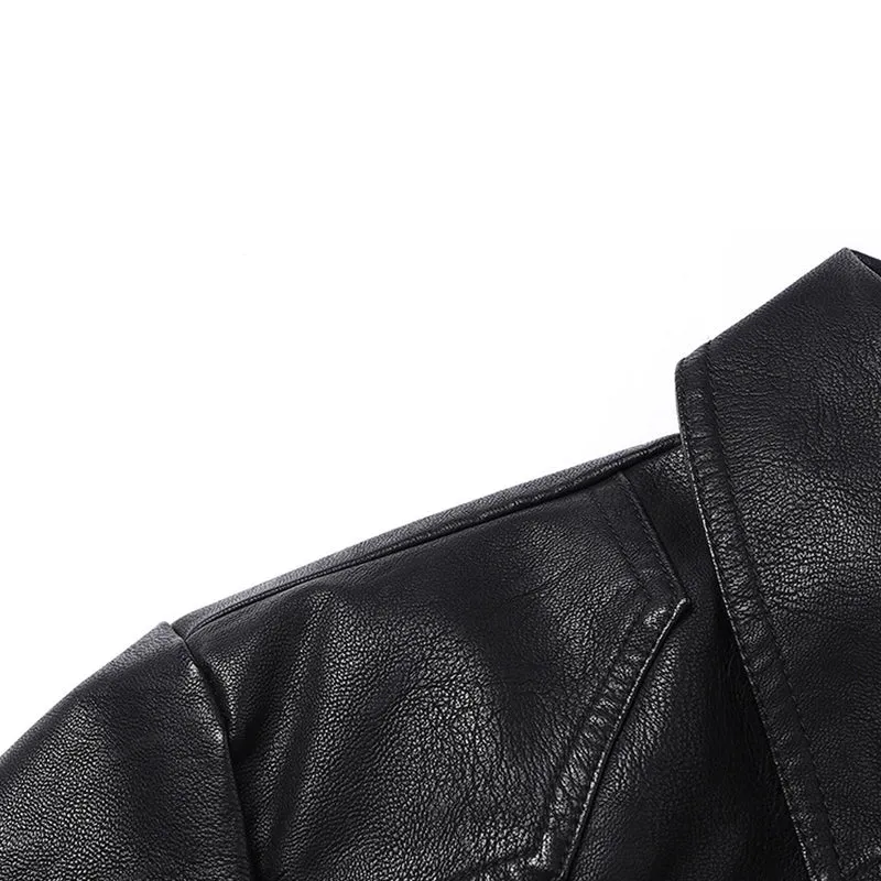 Elegant Leather Biker Jacket
