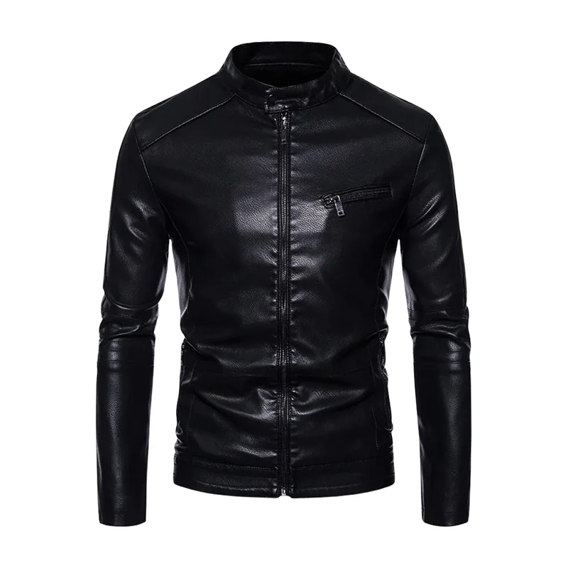 Elegant Leather Motorcycle Jacket