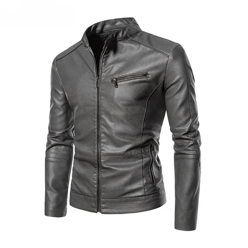 Elegant Leather Motorcycle Jacket