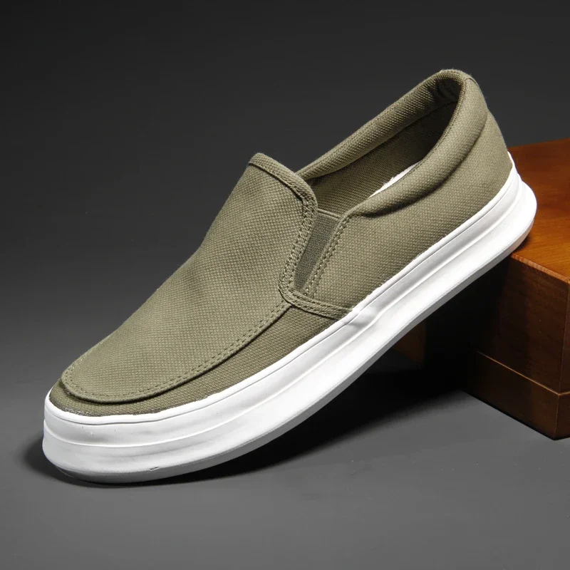Elegant Canvas Slip-On Shoes