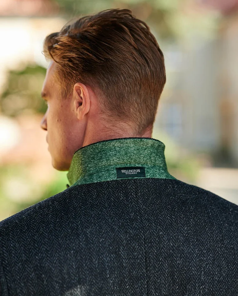 Harris Tweed Blazermantel "Barney" für Herren in charcoal