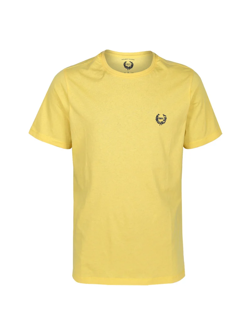 T-shirt uomo manica corta - giallo
