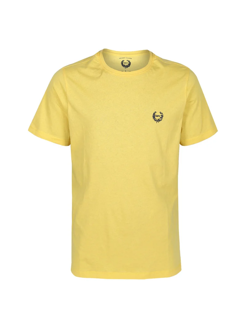 T-shirt uomo manica corta - giallo
