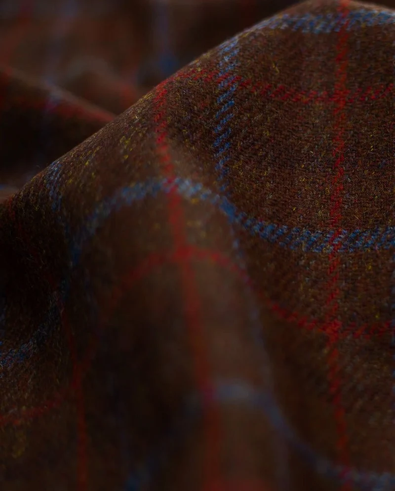 Harris Tweed Weste "Wales" in Lord's Overcheck