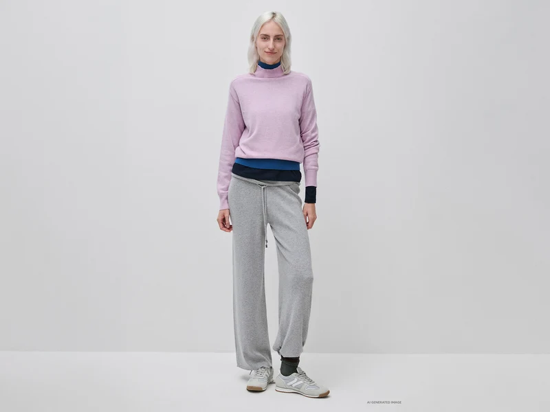 Rollkragenpullover aus Kaschmirmischung