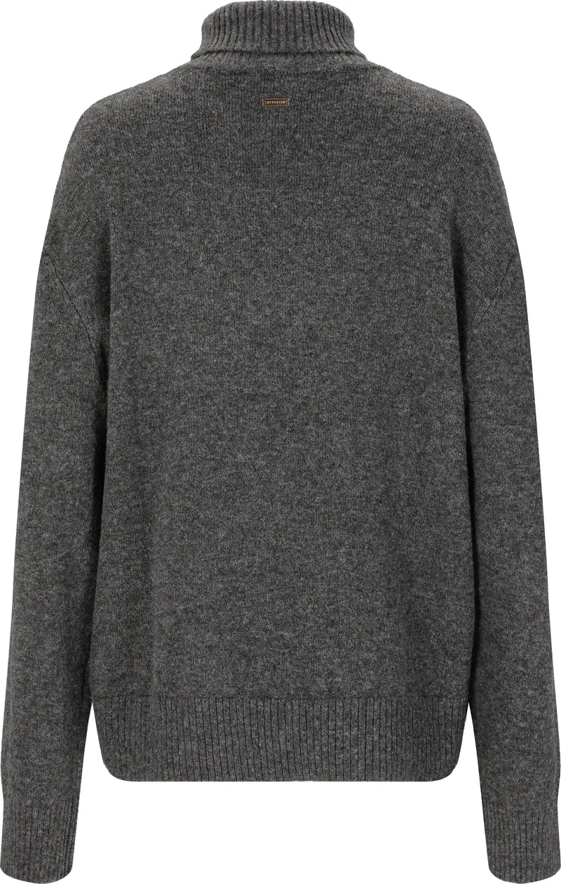 Athlecia Daviana W Knitted High Neck Damenpullover