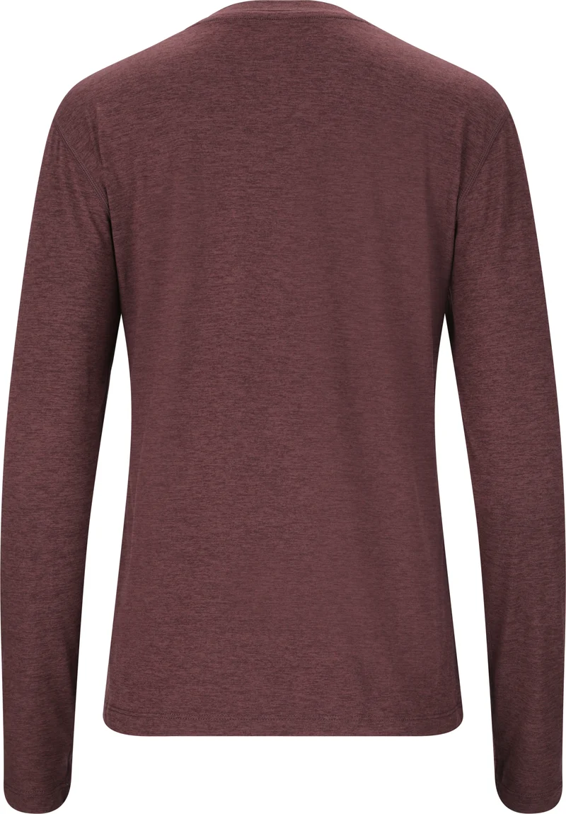 ENDURANCE Alvaly Melange Damen Langarmshirt