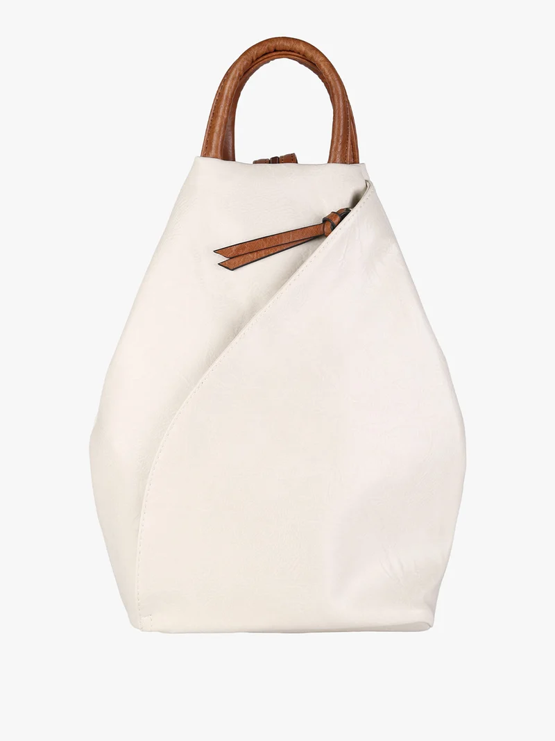 Zaino da donna in ecopelle - beige