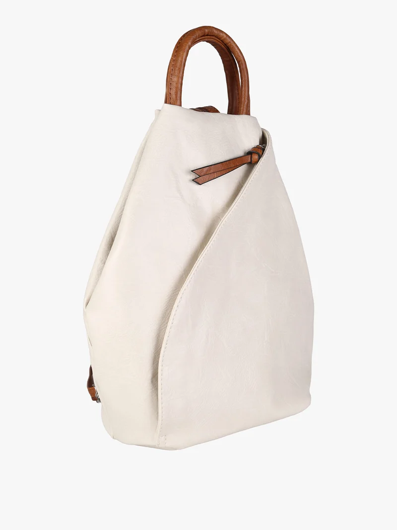 Zaino da donna in ecopelle - beige