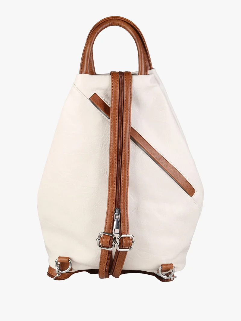 Zaino da donna in ecopelle - beige