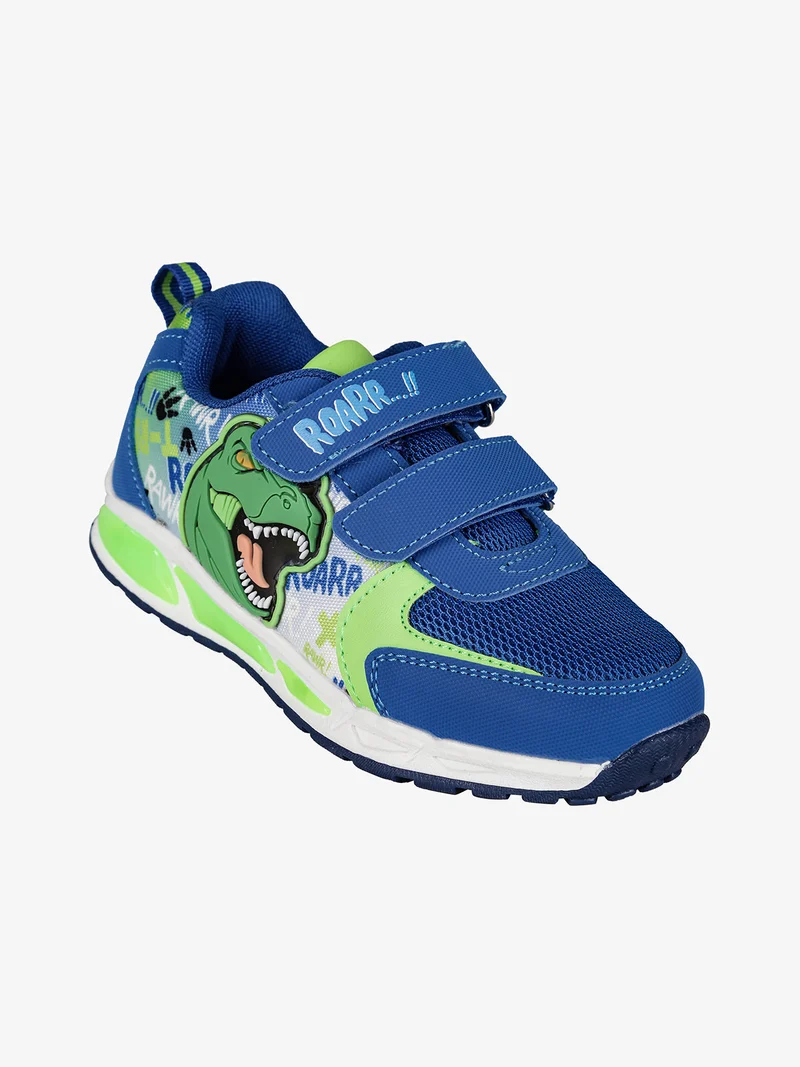 Sneakers da bambino con luci e strappi - blu