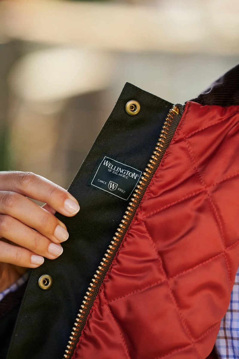Authentische Damen Wachsjacke "Queensberg" in oliv