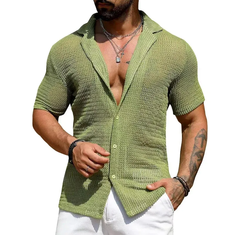 Elegant Knitted Shirt