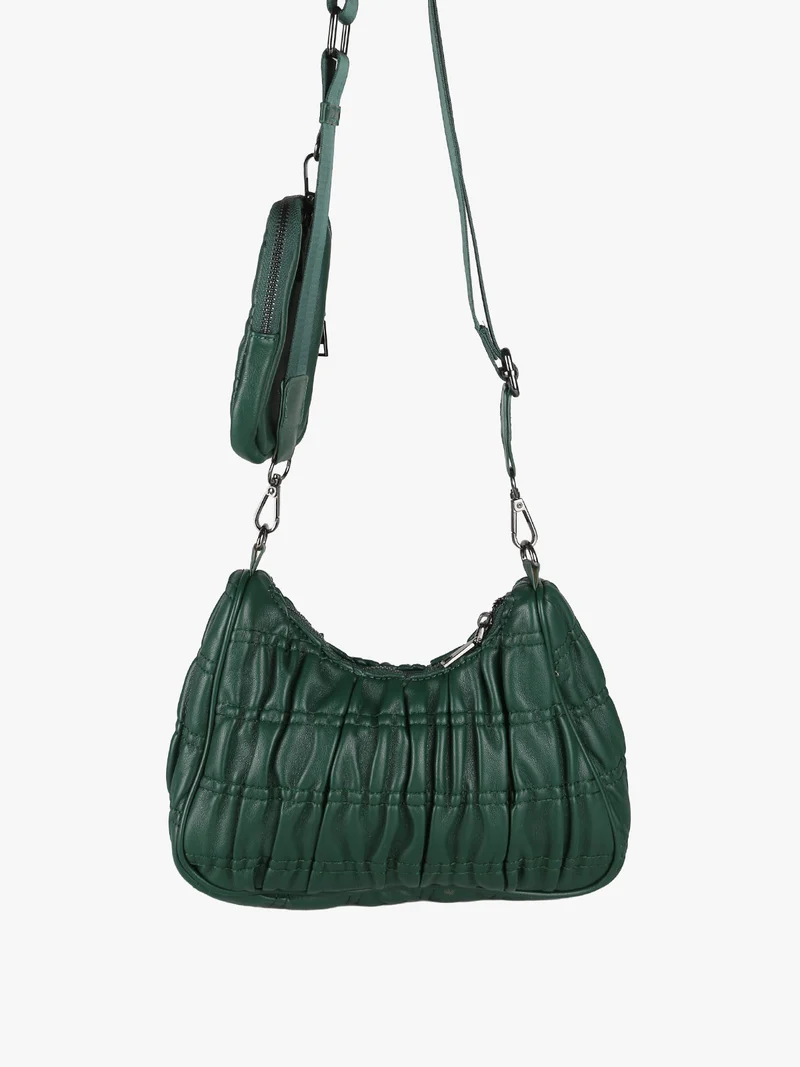 Borsa donna a tracolla con portamonete - verde