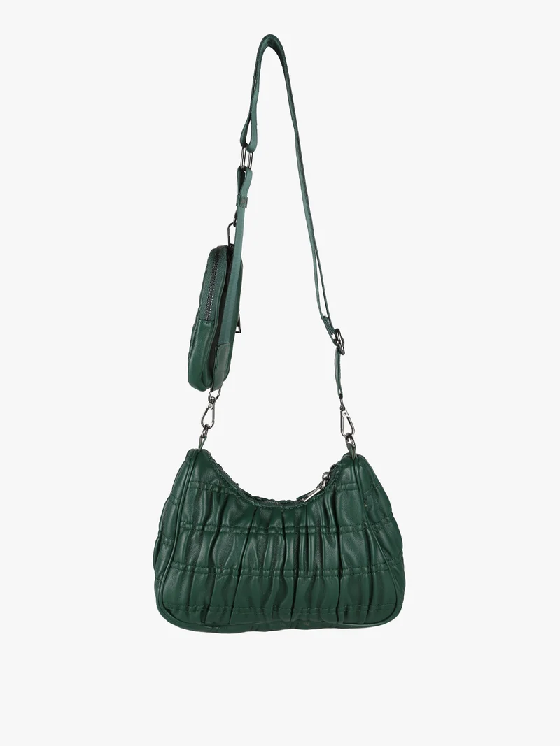 Borsa donna a tracolla con portamonete - verde