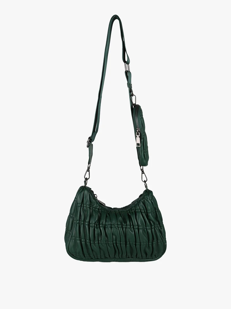 Borsa donna a tracolla con portamonete - verde