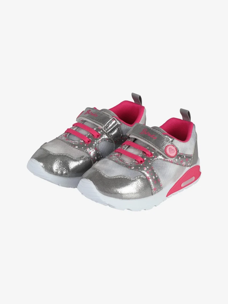 Sneakers da bambina con strappo - argento