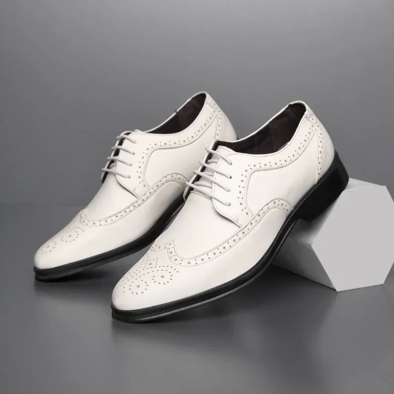 Elegant Leather Brogue Shoes