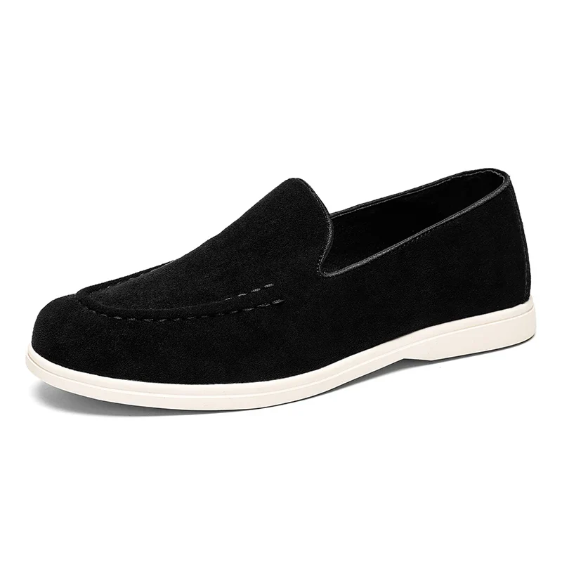 Elegant Suede Men's Loafers