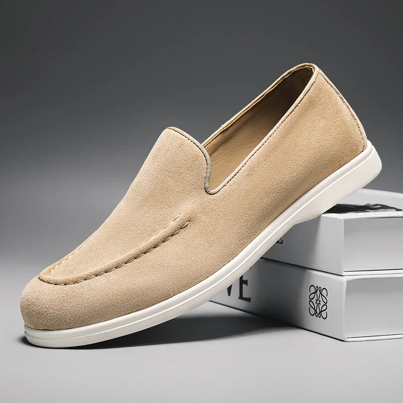 Elegant Suede Men's Loafers