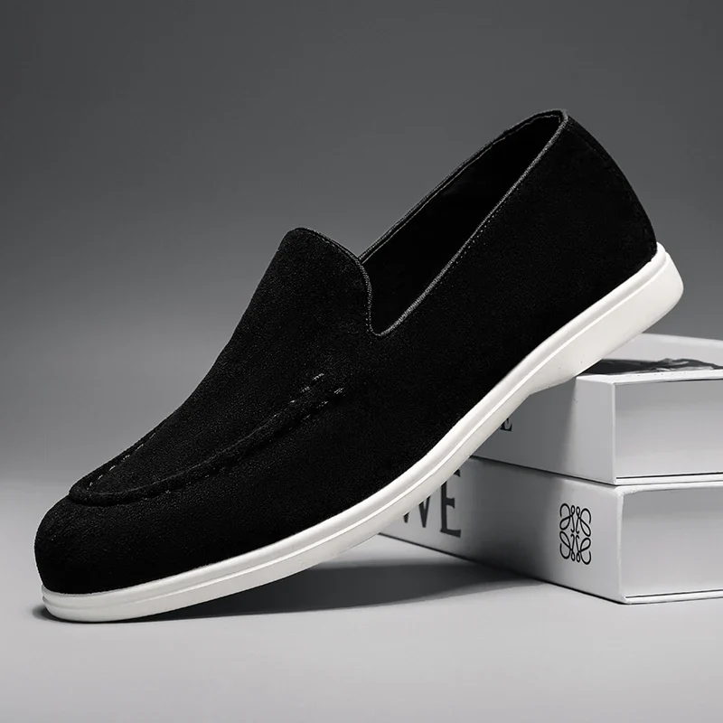 Elegant Suede Men's Loafers