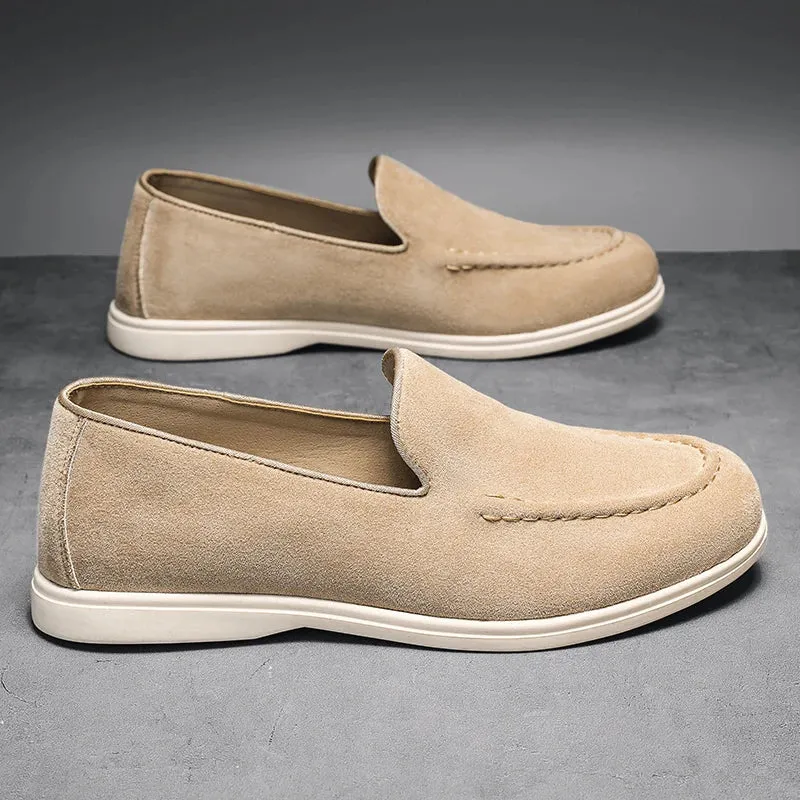 Elegant Suede Men's Loafers