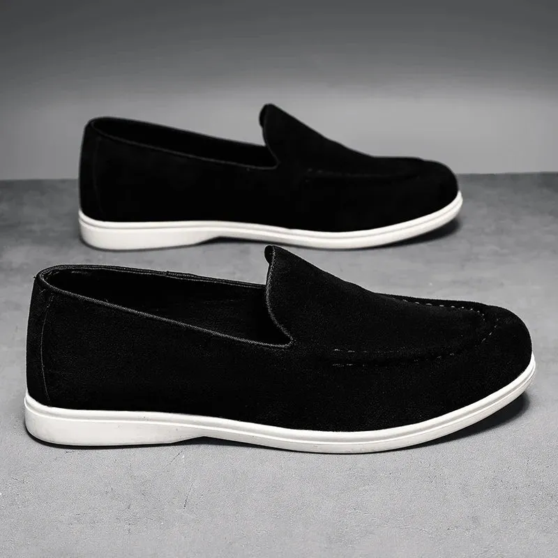 Elegant Suede Men's Loafers