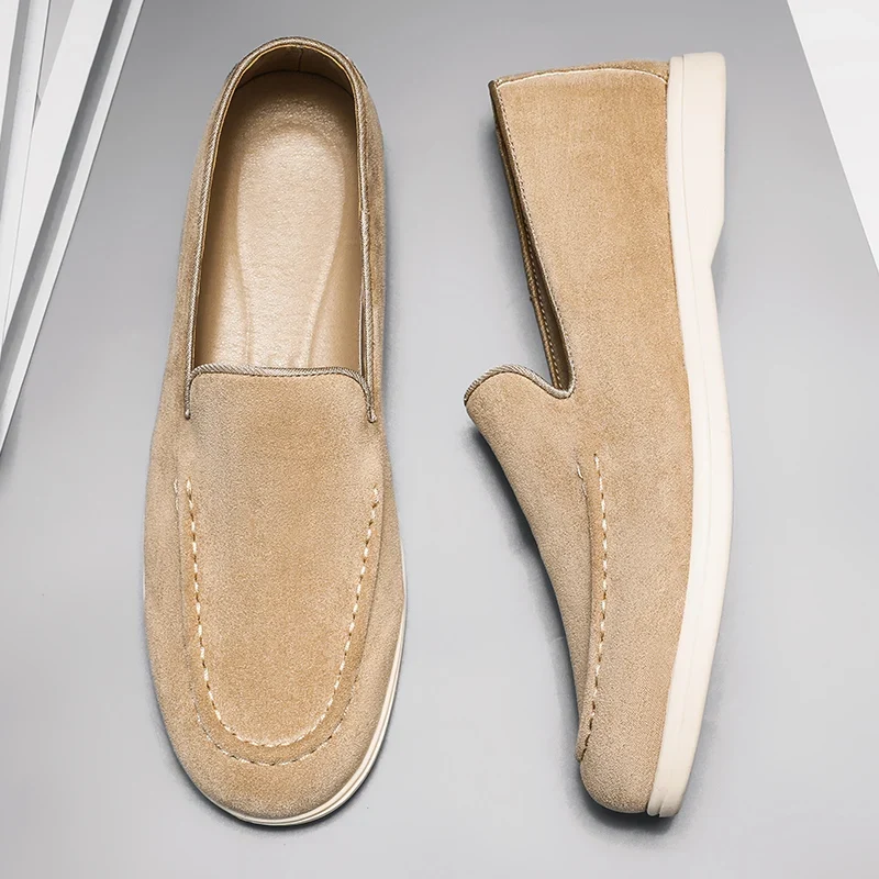 Elegant Suede Men's Loafers