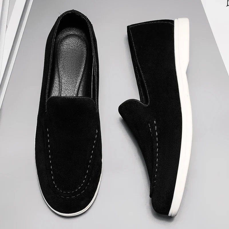 Elegant Suede Men's Loafers