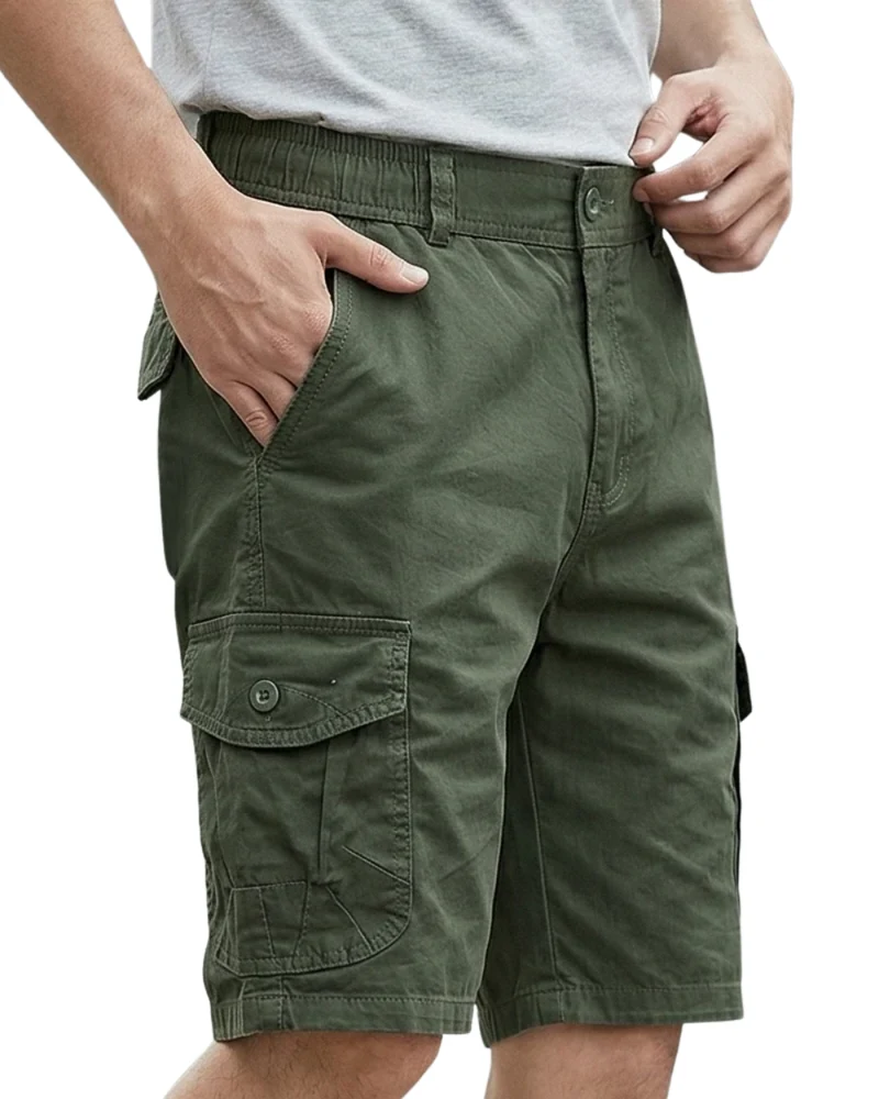 Elegant Cotton Walking Shorts