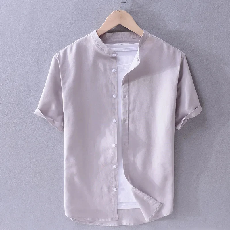 Casual Cotton/Linen Men's Shirt