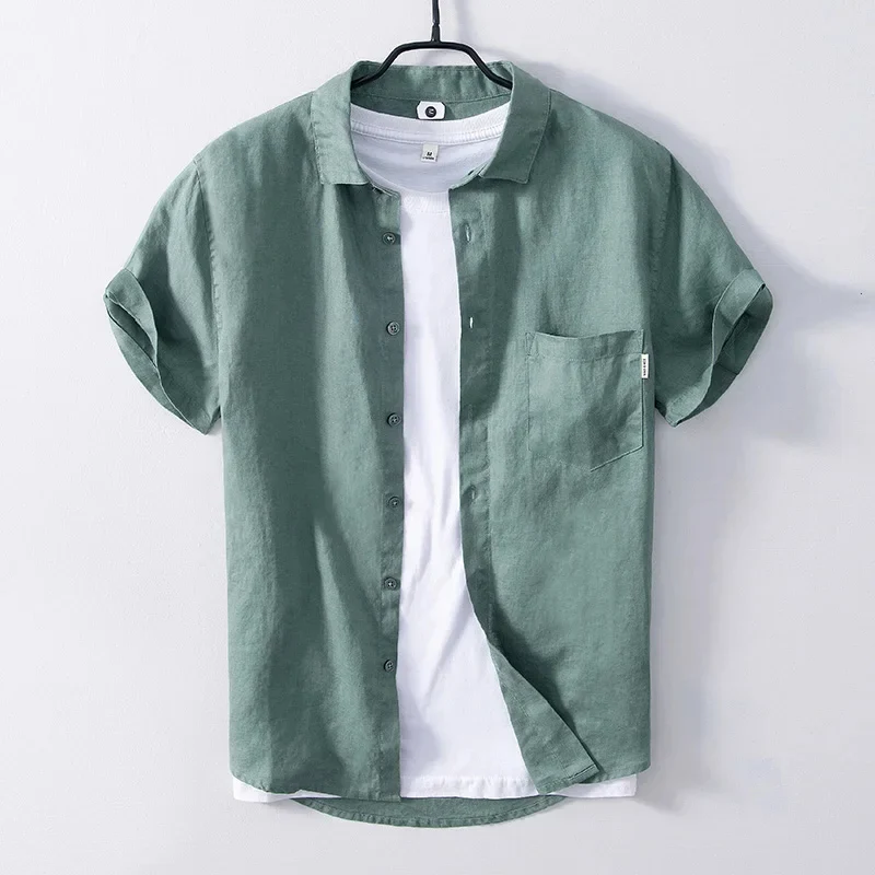 Casual Linen Men's Shirt
