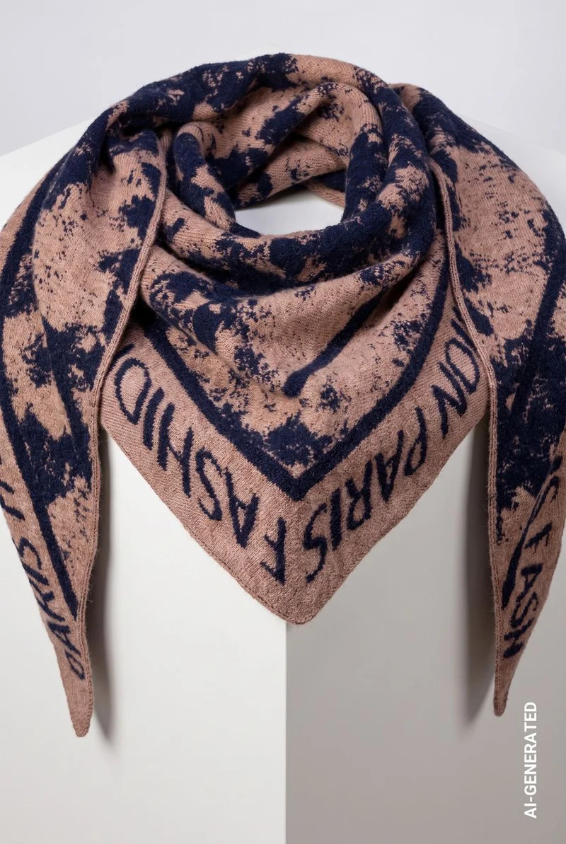 Schal mit Jacquard-Muster