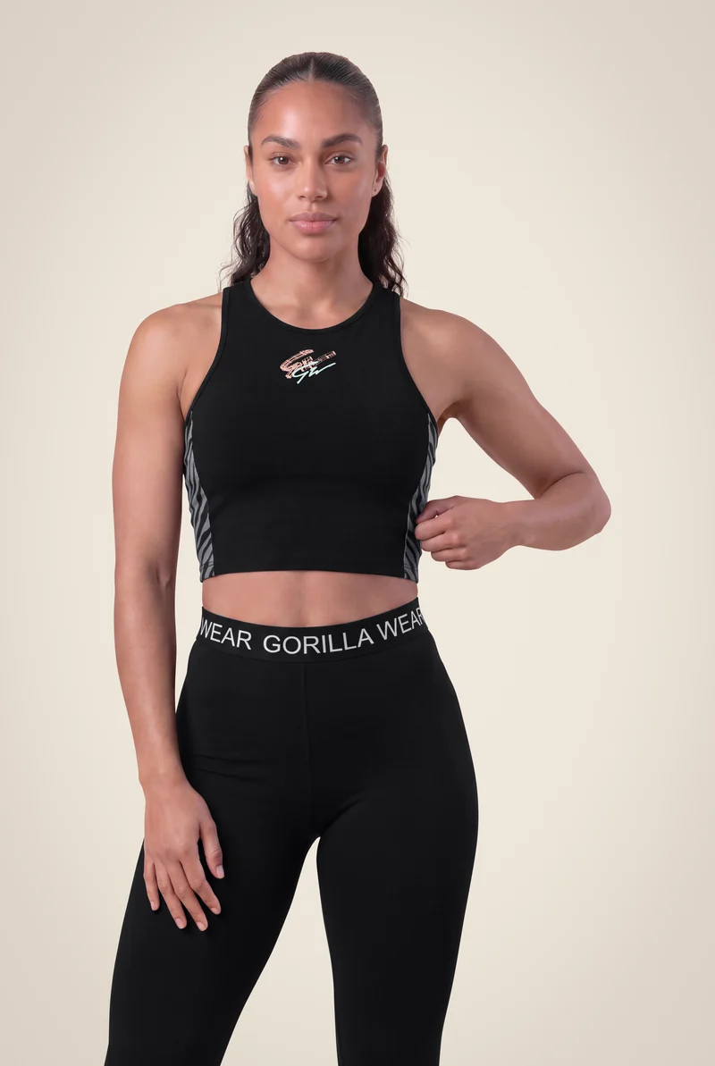 Zion Crop Top - Black