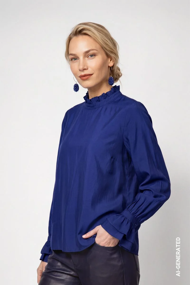 Bluse mit Rüschendetails