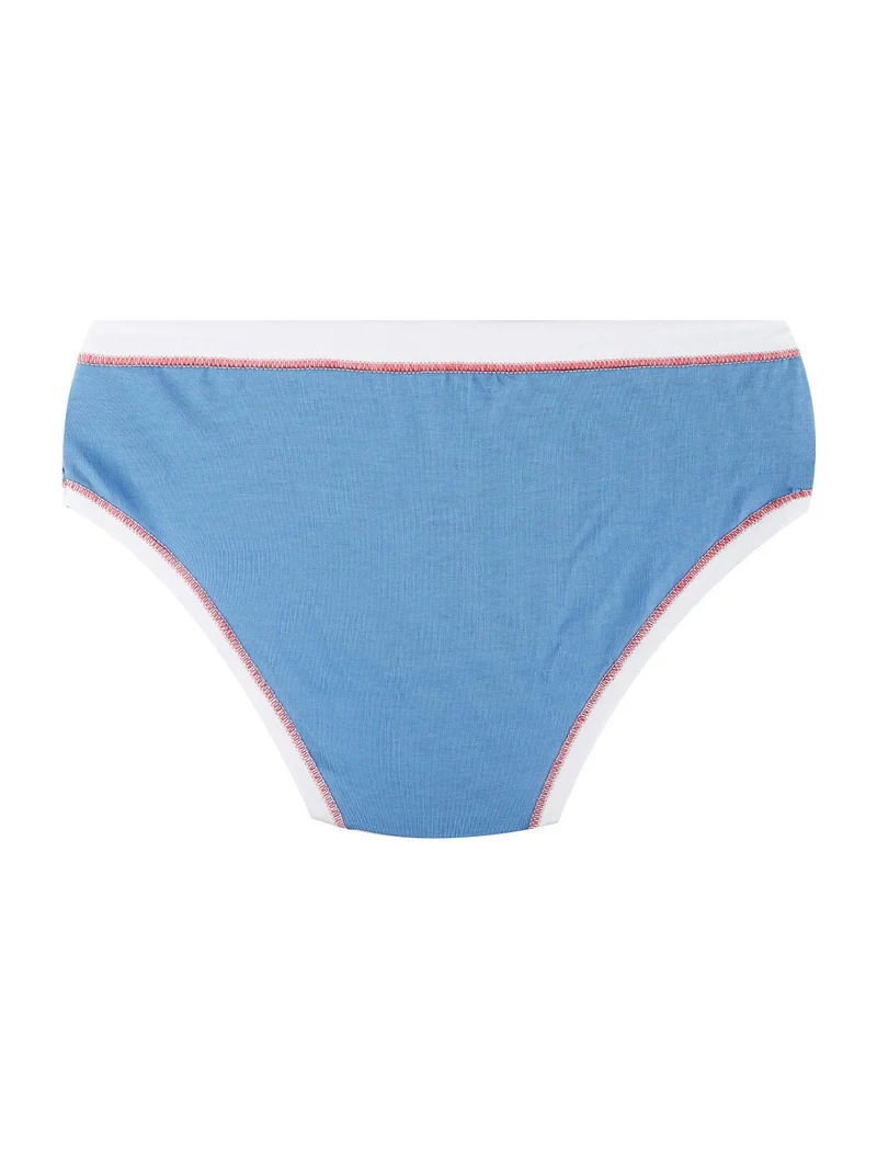 Slip bambina con stampe - blu