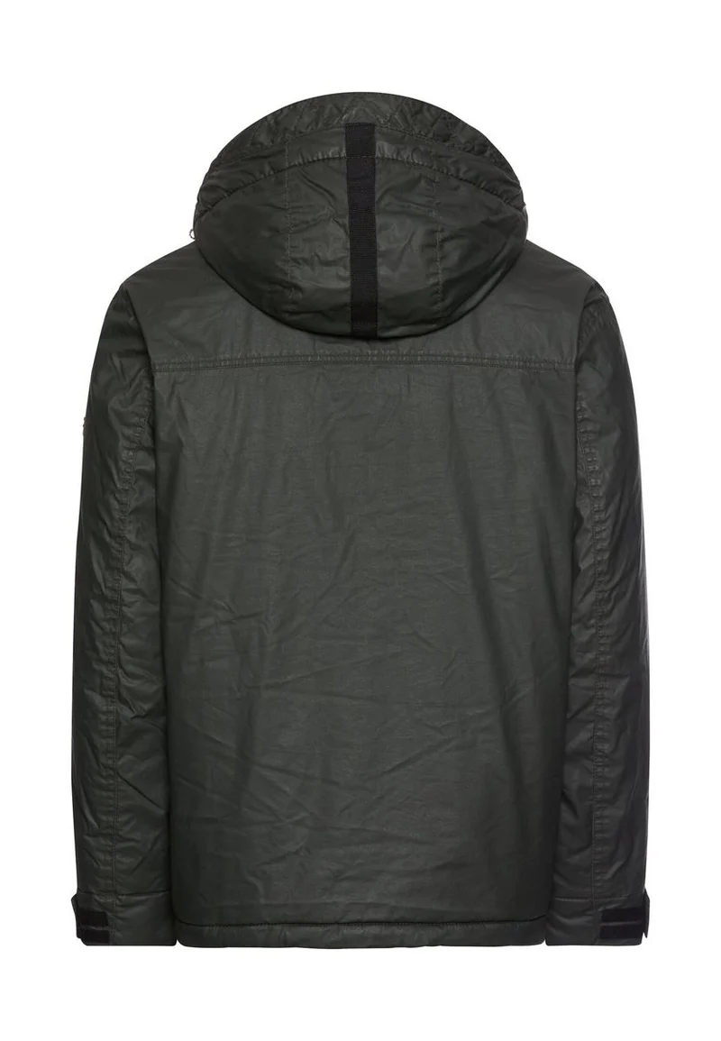 Multipocket Jacke aus gewachster Baumwolle