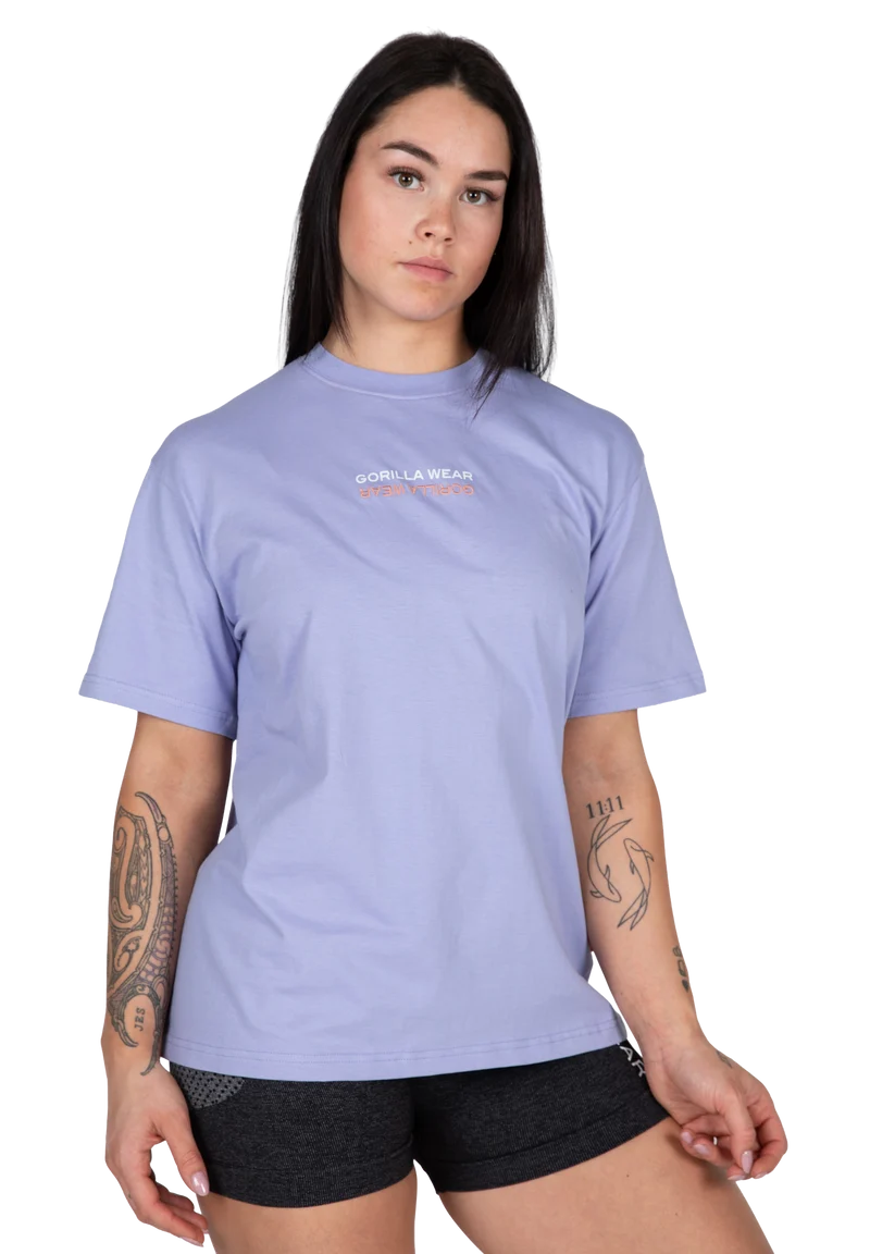 Medina Oversized T-Shirt - Lilac