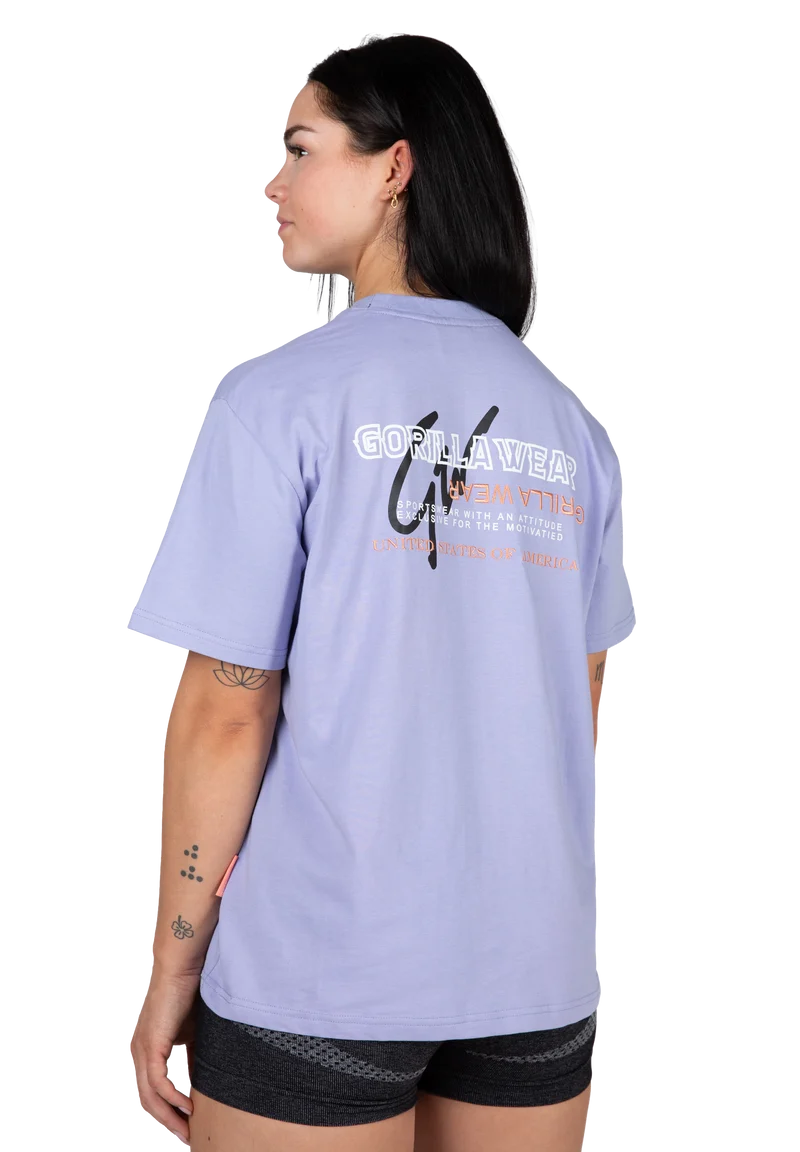 Medina Oversized T-Shirt - Lilac