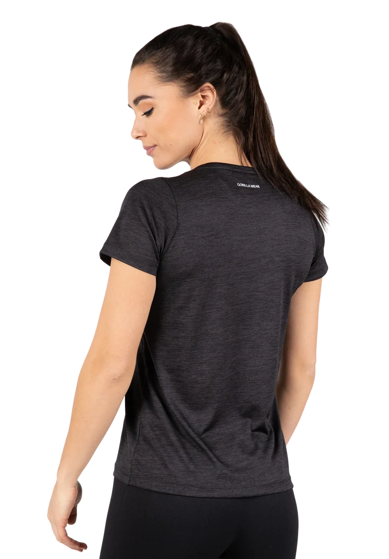 Elmira V-Neck T-Shirt - Black