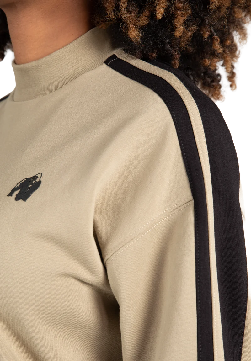Isabella Sweatshirt Dress - Beige