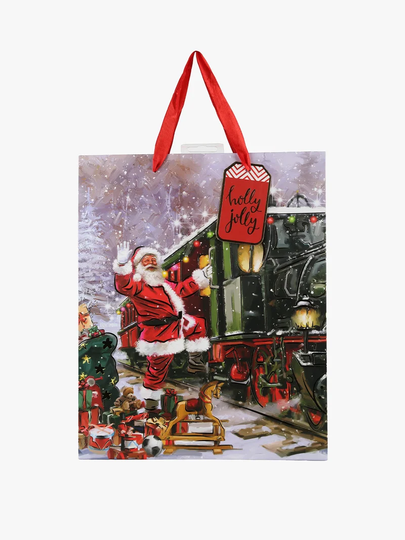 Sacchetto regalo Babbo Natale medio