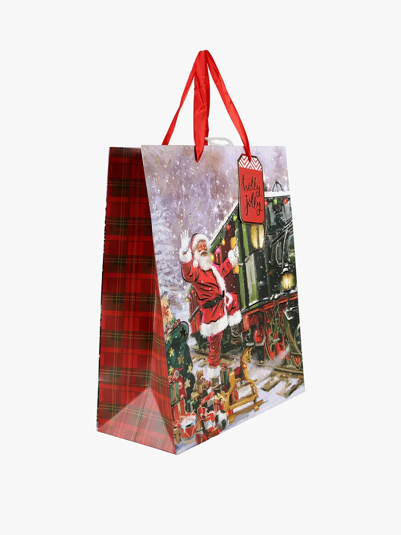 Sacchetto regalo Babbo Natale medio