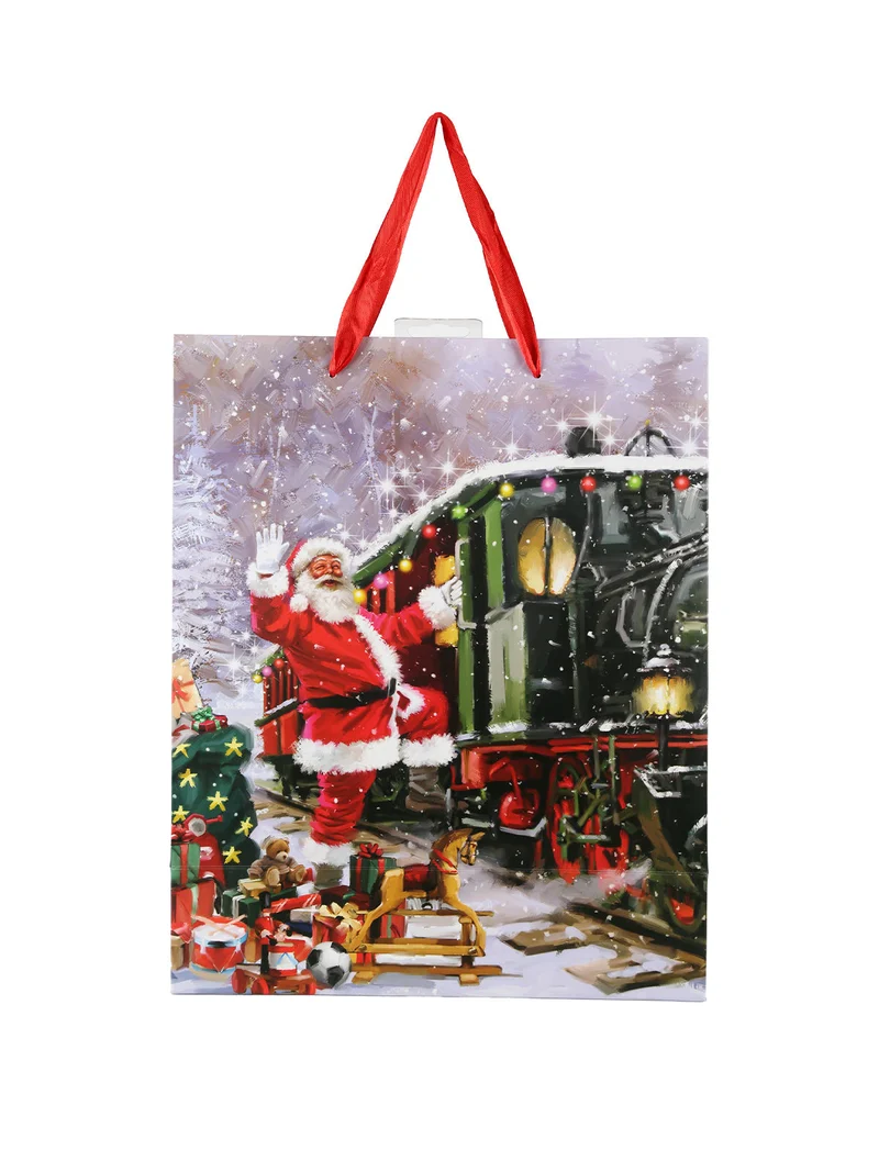 Sacchetto regalo Babbo Natale medio