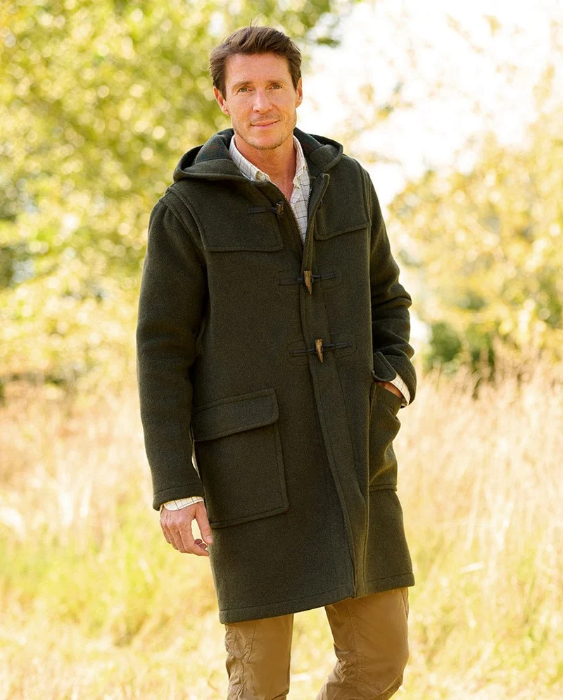 Dufflecoat "Men’s Duffle" für Herren in oliv