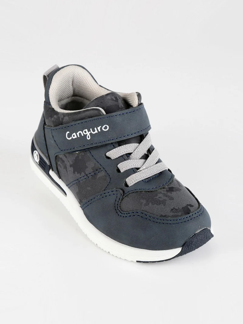 Sneakers alte con strappo per bambino - blu