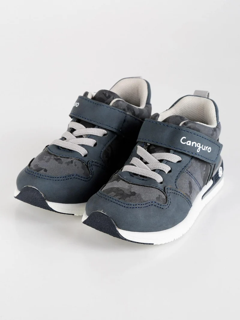 Sneakers alte con strappo per bambino - blu
