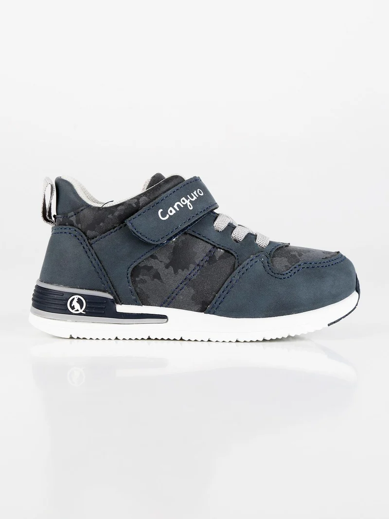 Sneakers alte con strappo per bambino - blu